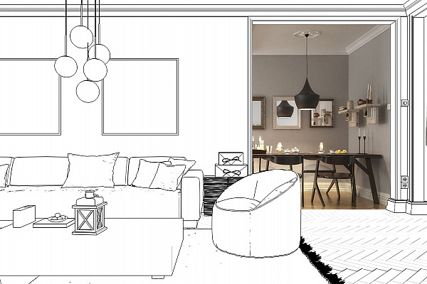 Ідеї перепланування однокімнатної квартири: кухня-студія, спальня-вітальня, кабінет